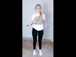 young girl shows her charms | young porn | girls 18 i never thought i d use a jump rope to take my cloths